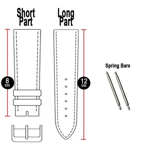 Panerai watch strap size chart